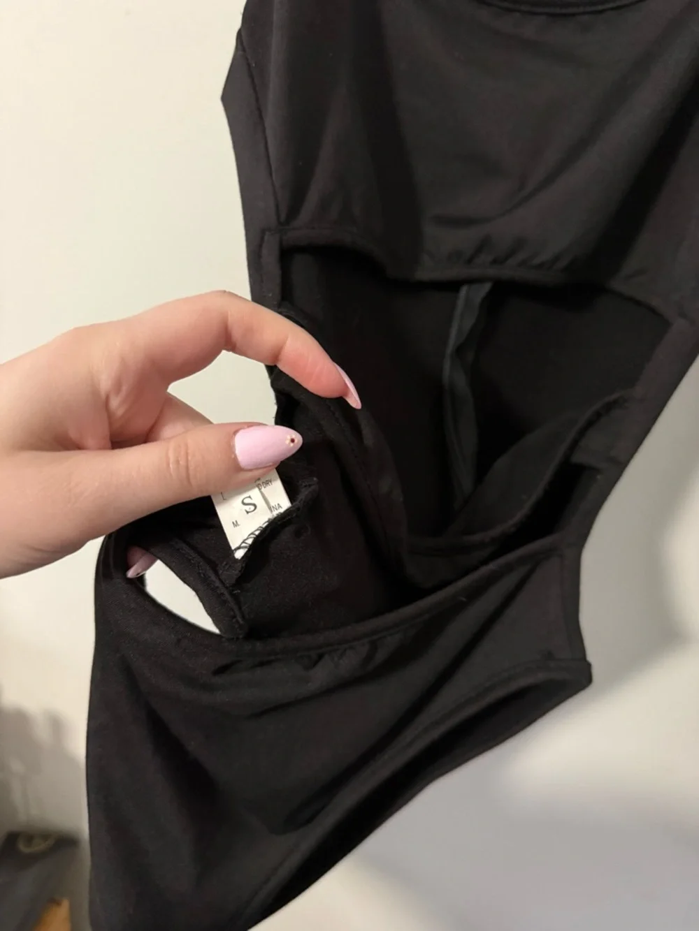 Black Bodysuit with cut outs - Picture 5 of 8